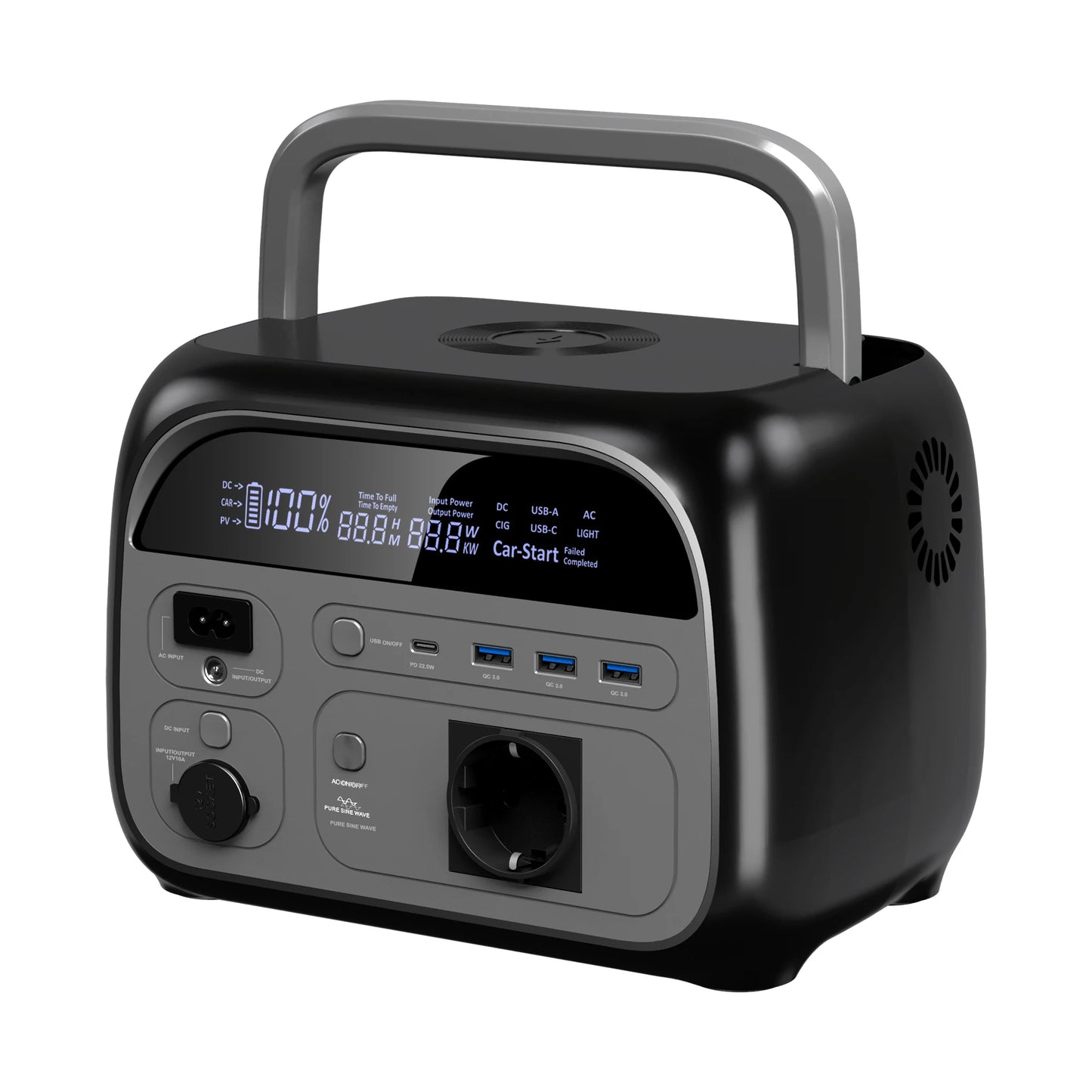 캠핑용품 300W 500W 1000W 2000W Portable Power Station Generator Camping Lifepo4 Battery 220V AC Outlets for Home Tents Outdoor